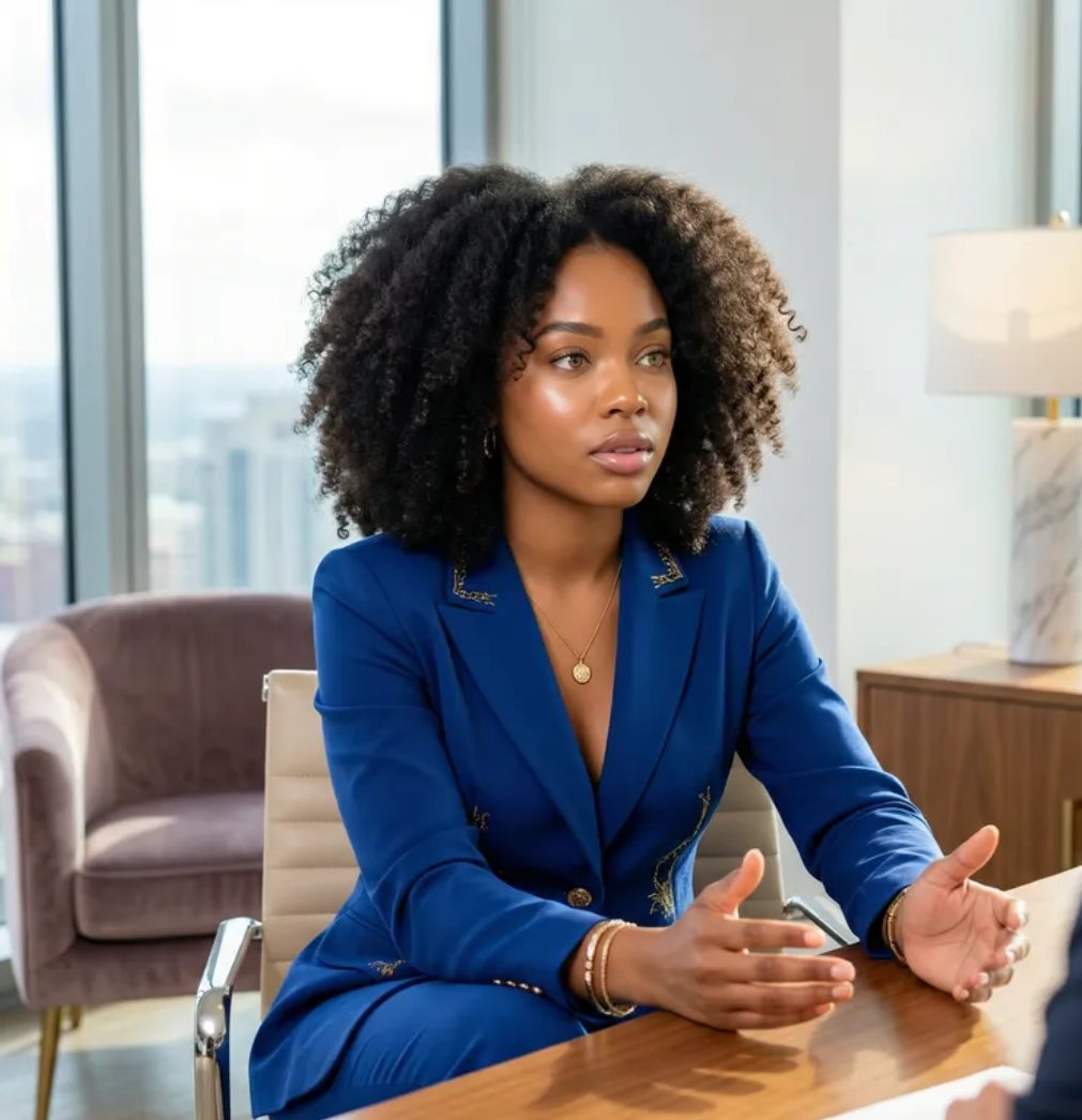 Sheepshead Bay LLC consultant reviewing solutions with a client at a meeting table